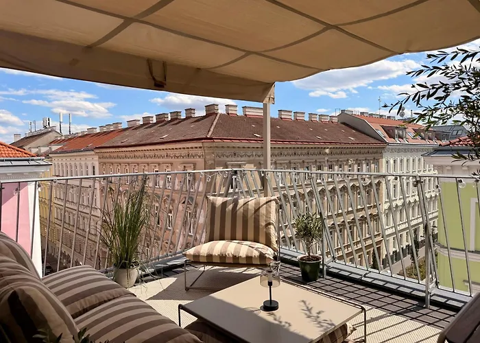 New Charming Rooftop With Terrace Apartment Vienna