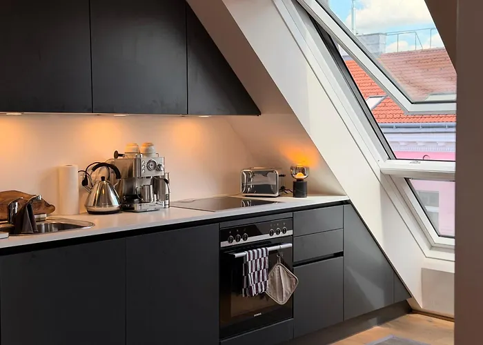 New Charming Rooftop With Terrace Apartment