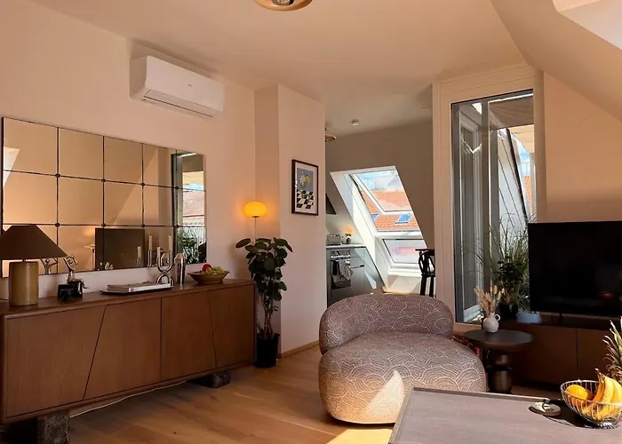 New Charming Rooftop With Terrace Apartment